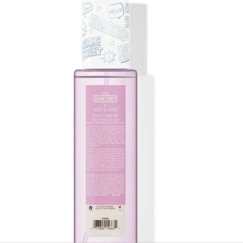 Wet-N-Wild X Sesame Street Count On Me 5-In-1 Prime & Set Mist